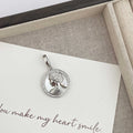 Circle Cubic Zirconia Pendant P0699