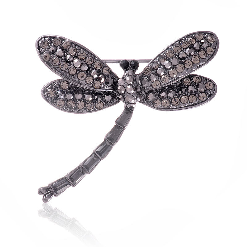 Dragonfly Rhineston Brooch P1169