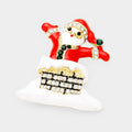 Santa Chimney Brooch P1278