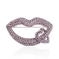 Lips Heart Brooch P1376