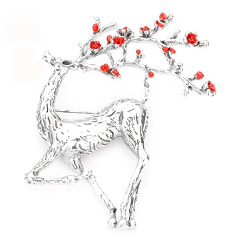 Deer Alloy Brooch P1146