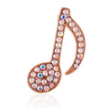 Musical Note Rhinestone Brooch P1500