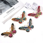 Butterfly Rhinestone Brooch PA3179