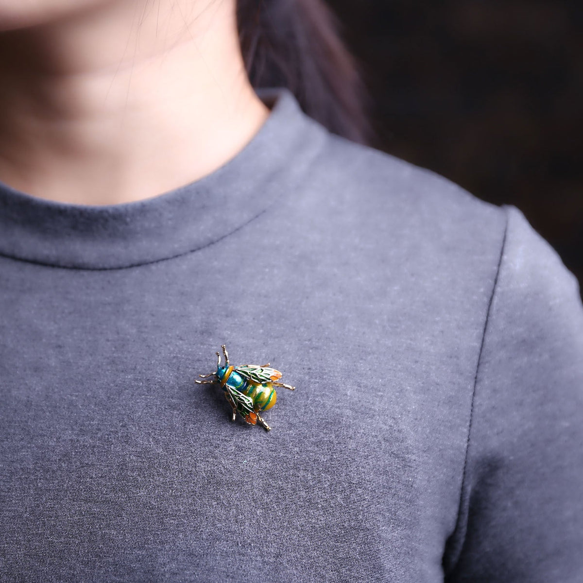 Alloy Insect Enamel Brooch PA3180 - view 7