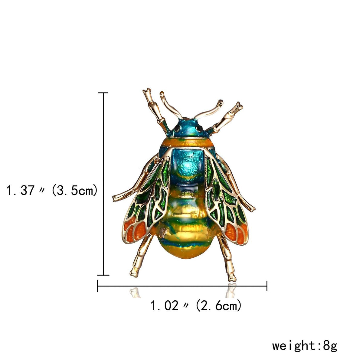 Alloy Insect Enamel Brooch PA3180 - view 6
