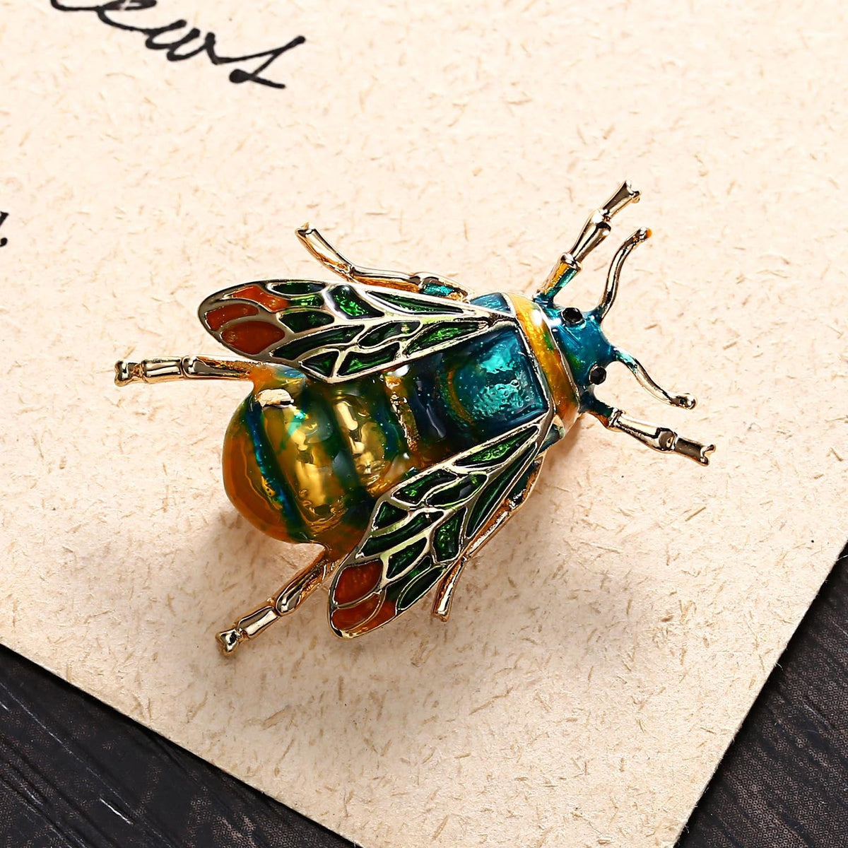 Alloy Insect Enamel Brooch PA3180 - view 3