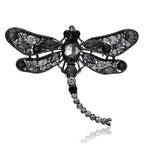 Rhinestone Dragonfly Brooch PA3211 - Large PA3211