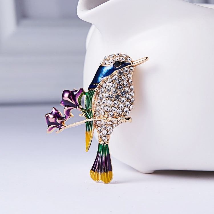 Alloy Bird Brooch PA3256