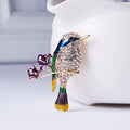 Alloy Bird Brooch PA3256