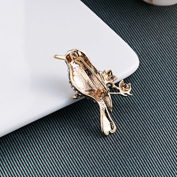 Alloy Bird Brooch PA3256