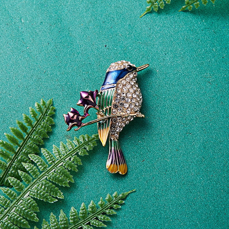 Alloy Bird Brooch PA3256