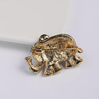 Rhinestone Elephant Brooch PA3260