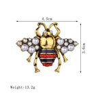 Bee Alloy Pearl Brooches PA3268
