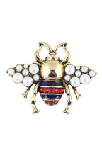 Bee Alloy Pearl Brooches PA3268