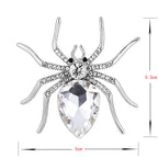 Spider Alloy Rhinestone Brooch PA3294