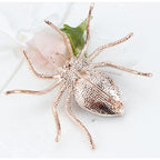 Spider Alloy Rhinestone Brooch PA3294