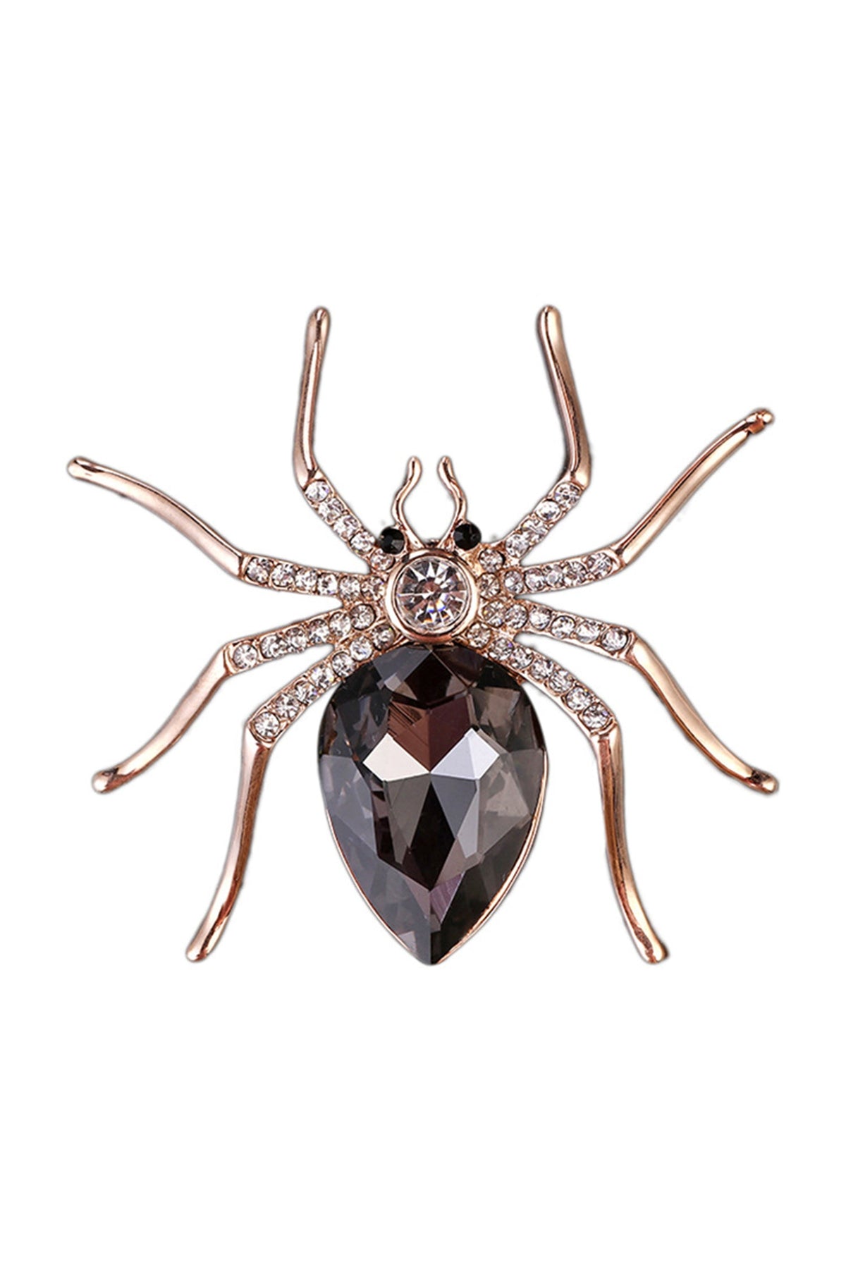 Spider Alloy Rhinestone Brooch PA3294