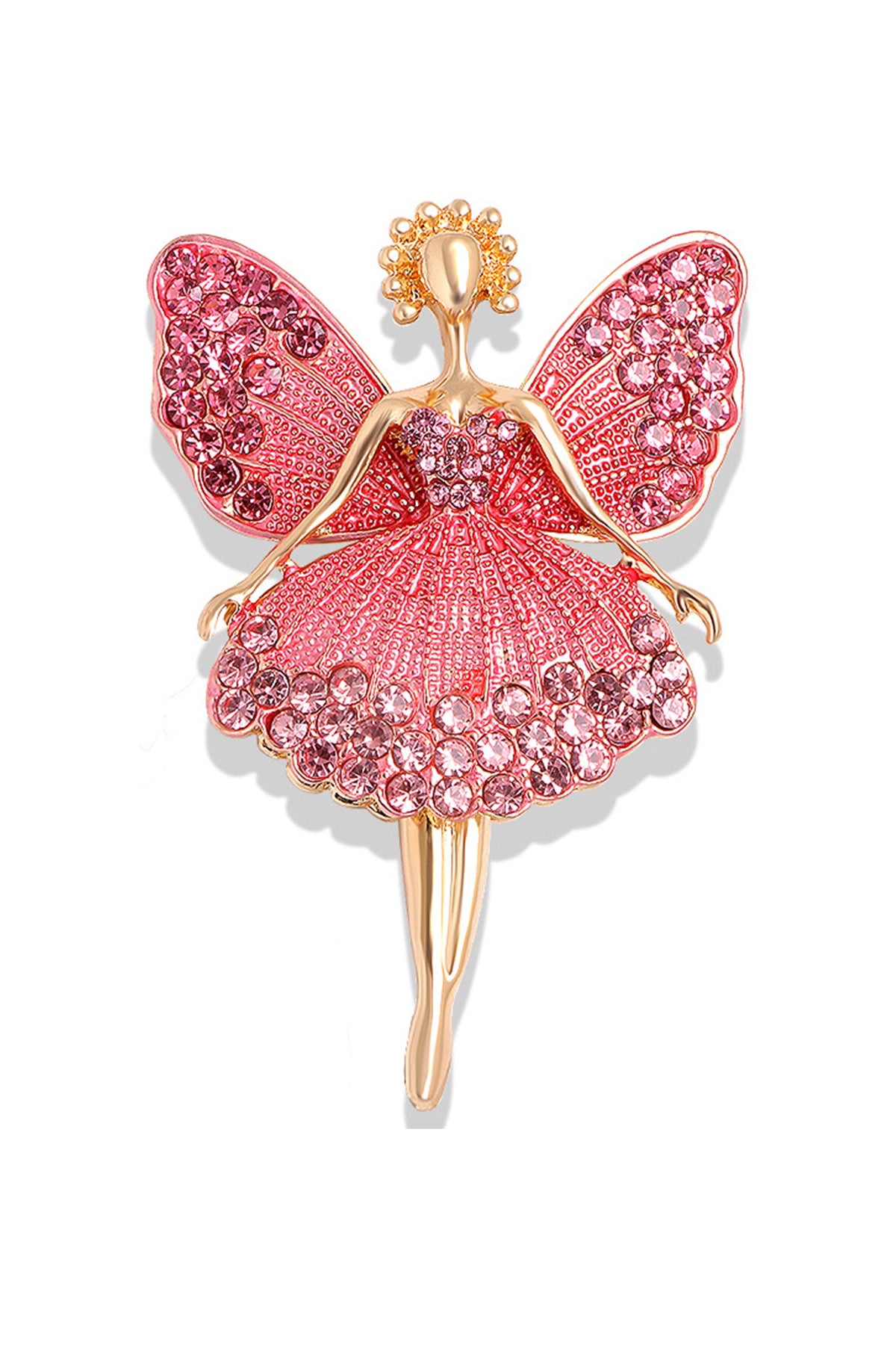 Butterfly Alloy Rhinestone Brooch PA3309