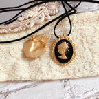 Embossed Woman Alloy Necklace PA3327
