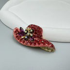 Hat Rhinestone Brooch PA3332