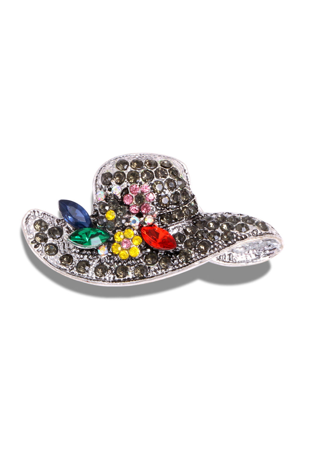 Hat Rhinestone Brooch PA3332