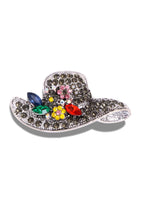 Hat Rhinestone Brooch PA3332