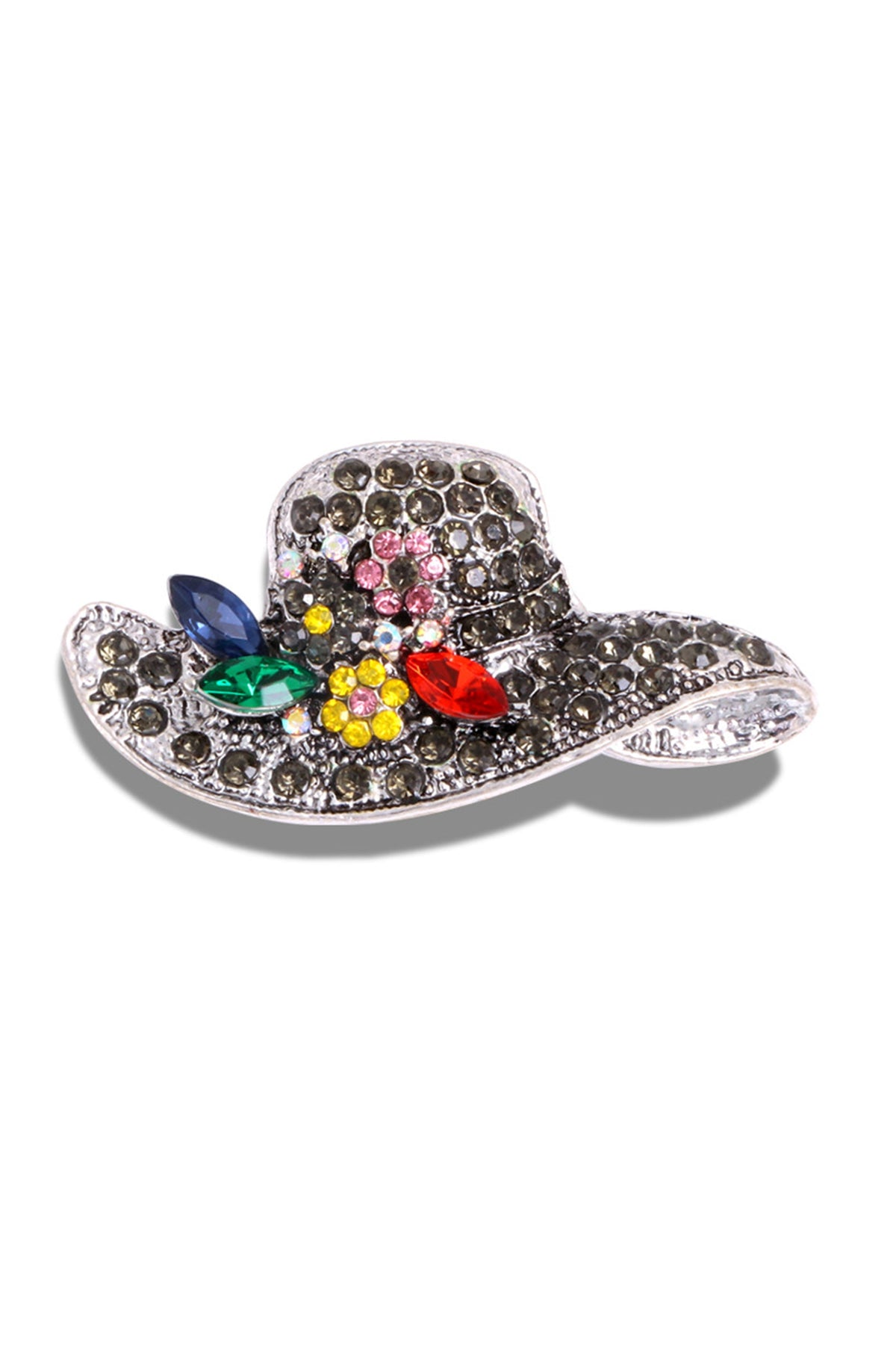 Hat Rhinestone Brooch PA3332
