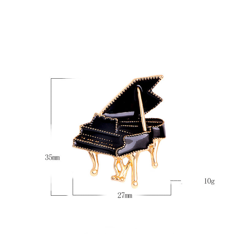 Piano Alloy Brooch PA3336
