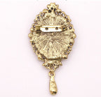 Baroque Portrait Brooch PA3344