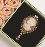 Baroque Portrait Brooch PA3344