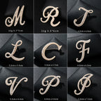 Alphabet Pearl Brooch PA3349