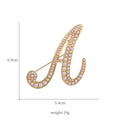 Alphabet Pearl Brooch PA3349