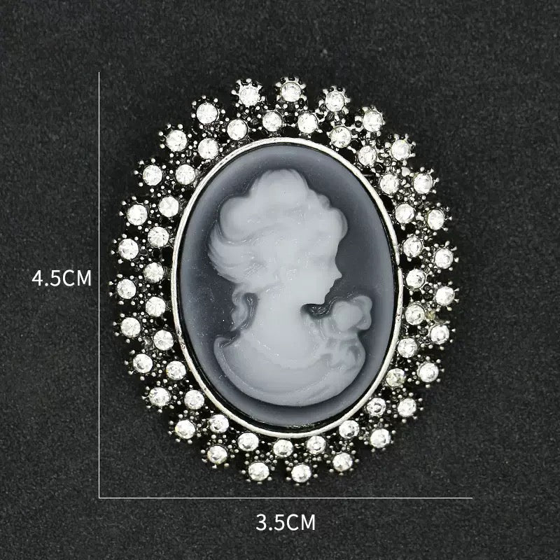 Queen Avatar Alloy Rhinestone Brooch PA3350