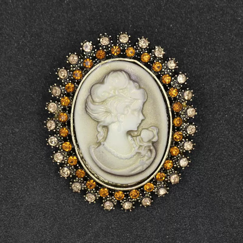Queen Avatar Alloy Rhinestone Brooch PA3350