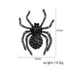 Spider Rhinestone Brooch PA3356