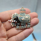 Elephant Rhinestone Brooch PA3367