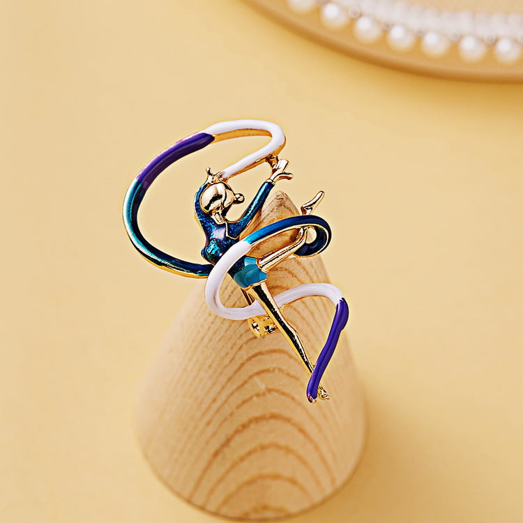 Gymnastics Alloy Brooch PA3396