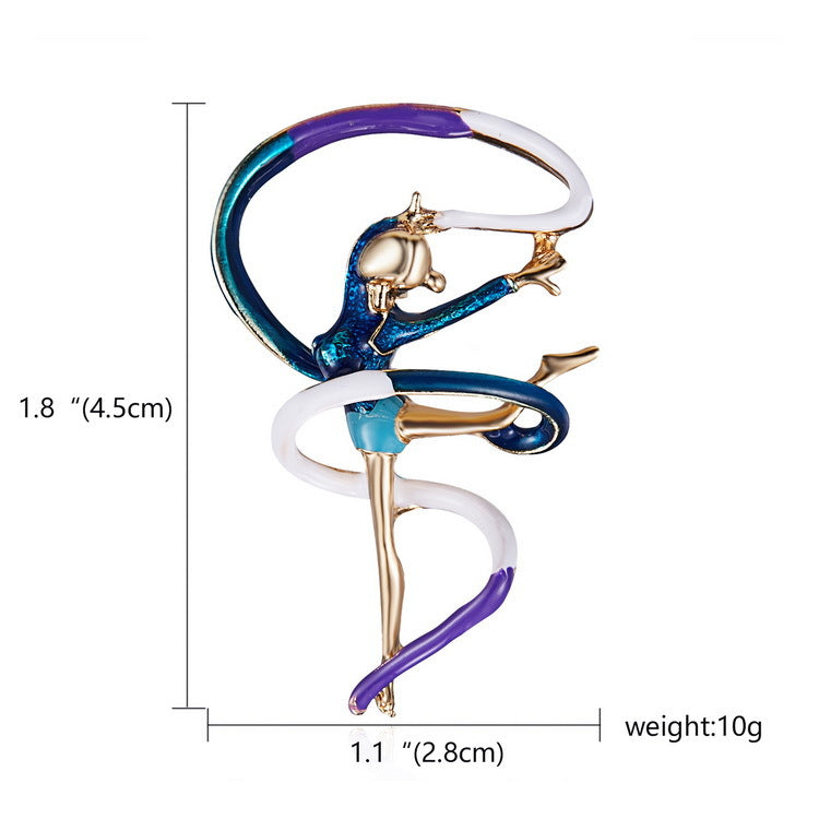 Gymnastics Alloy Brooch PA3396