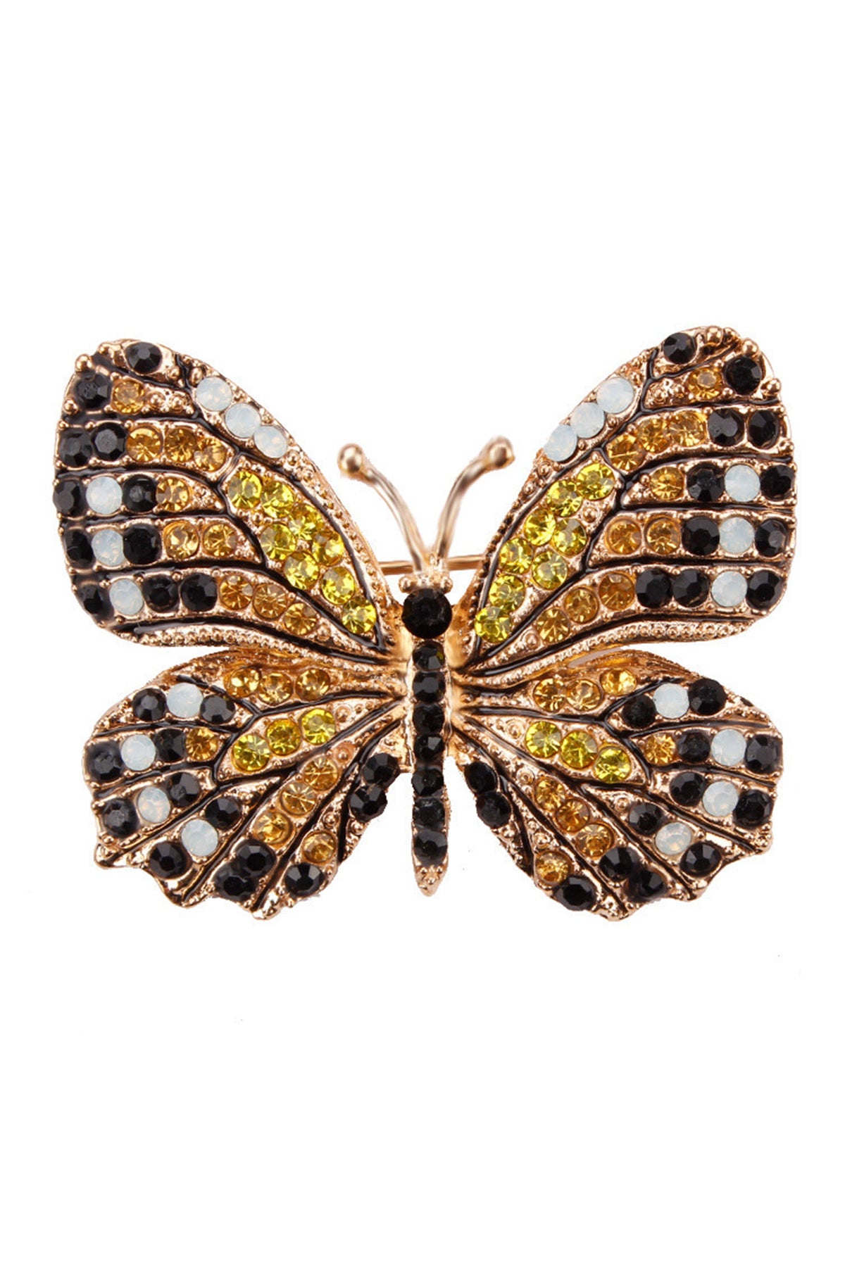 Butterfly Rhinestone Brooch PA3403