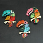 Toucan Bird Brooch PA3404 - view 2