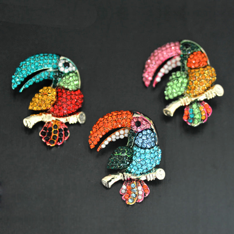 Toucan Bird Brooch PA3404 - view 2