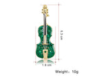 Guitar Rhinestone Brooch PA3412