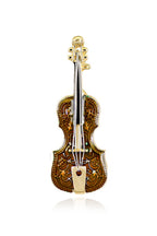 Guitar Rhinestone Brooch PA3412