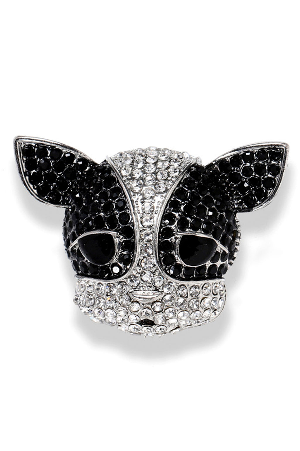 Alloy Crystal Puppy Brooch PA3425