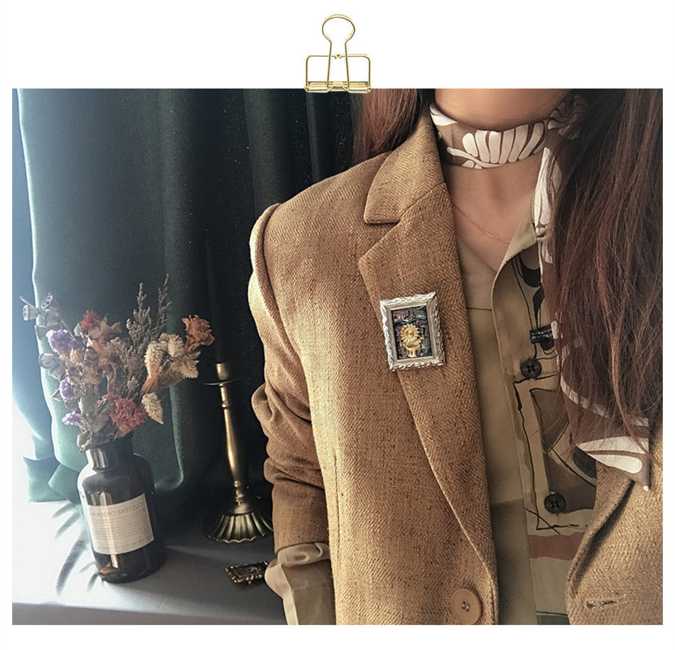 Print Alloy Brooch PA3437
