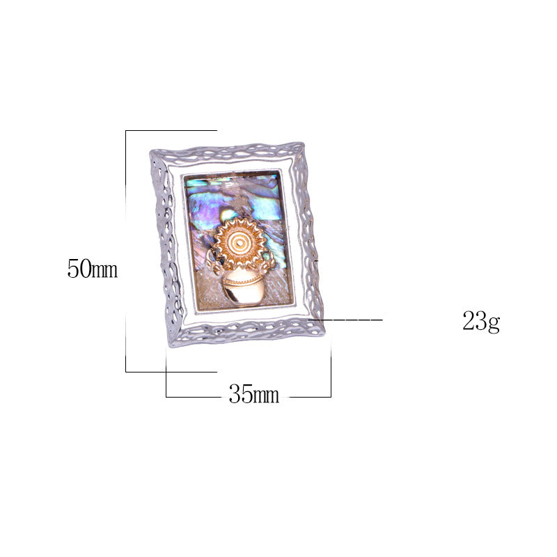 Print Alloy Brooch PA3437