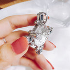Baroque Relief Cross Brooch PA3438