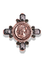 Baroque Relief Cross Brooch PA3438