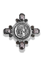 Baroque Relief Cross Brooch PA3438