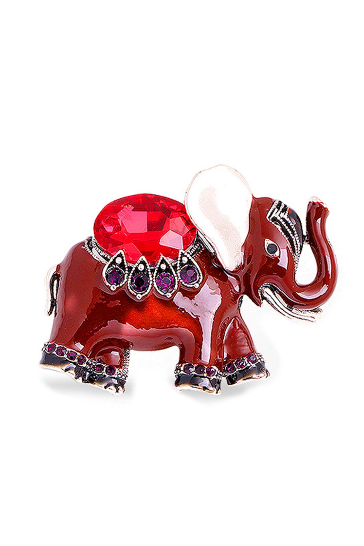 Elephant Alloy Brooch PA3453
